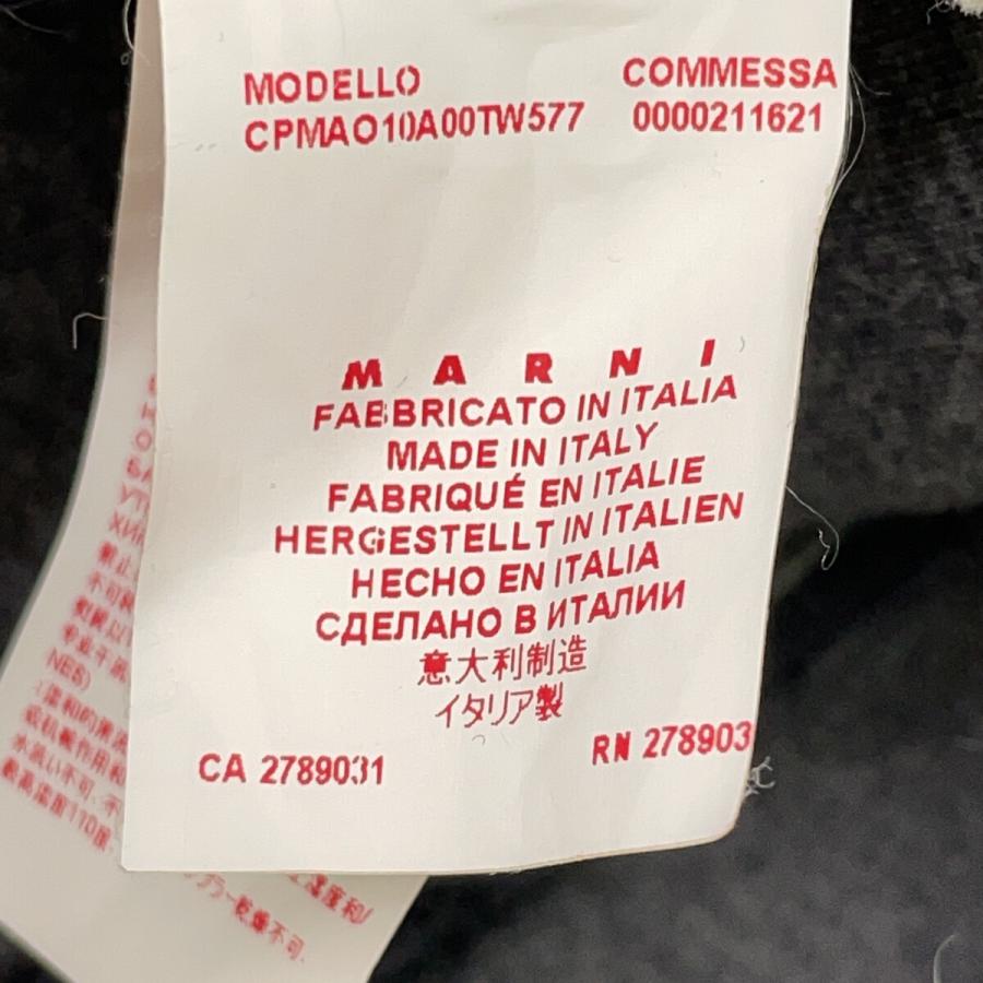 MARNI マルニ 13-14AW ブラック/グレー CPMAO10A00TW577 モヘア混 チェスターコート ブラック グレー 40 コート ウール レディース 中古の画像