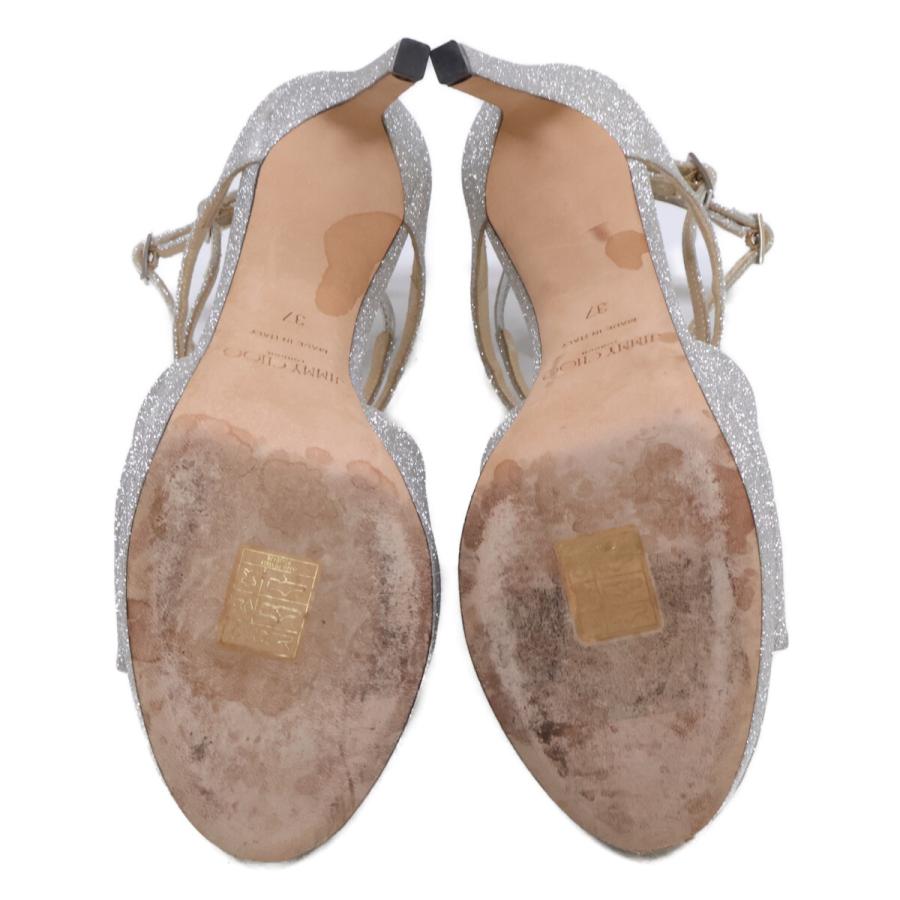 美品 JIMMY CHOO ジミーチュウ ランサー グリッター アンクル