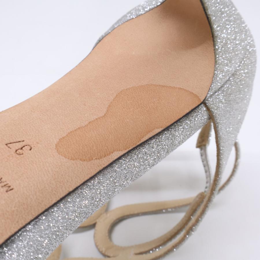 美品 JIMMY CHOO ジミーチュウ ランサー グリッター アンクル