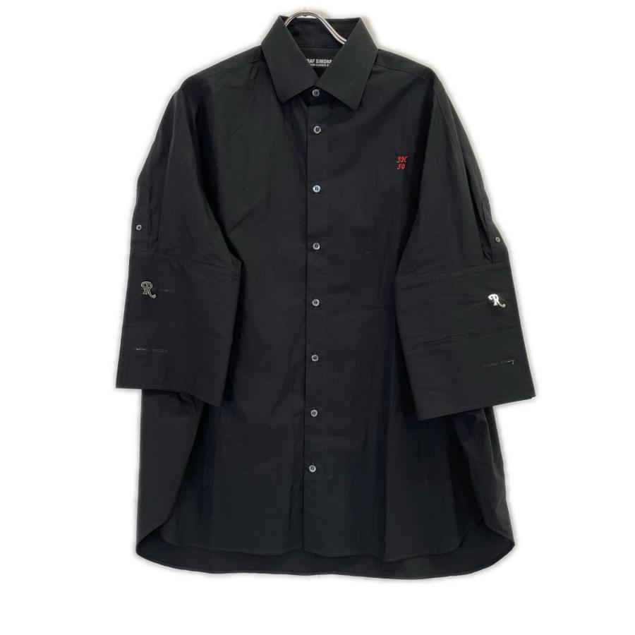 RAF SIMONS ラフシモンズ MOD.221-247A オーバーサイズショートスリーブシャツ M メンズの画像