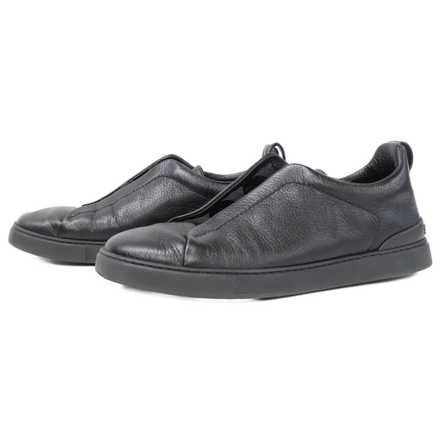 極美品】ZEGNA（ゼニア）本革ビジネスシューズ ブラック EU 6 1/2 2026年