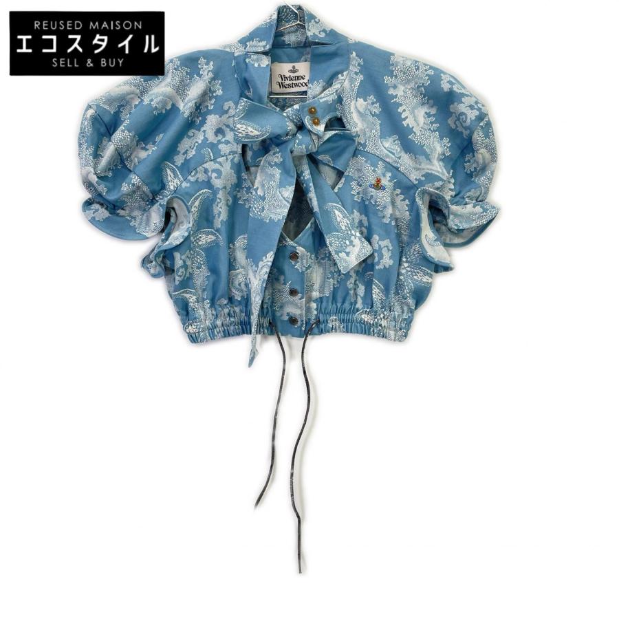 Vivienne Westwood ヴィヴィアン レース 短丈 ブラウス レディース Vivienne Westwood ヴィヴィアン レース 短丈 ブラウス