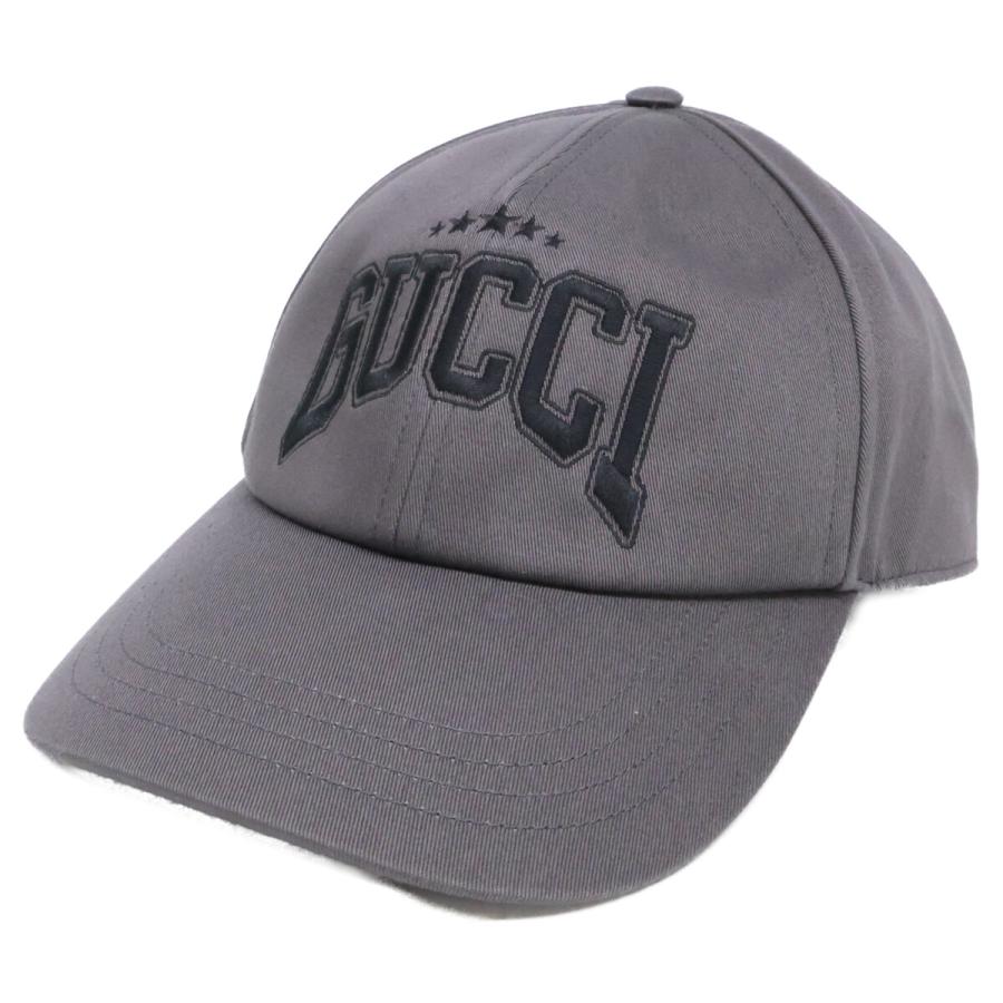 GUCCI（グッチ） 美品/国内正規 817455 4HBDS ロゴ刺繍 コットン