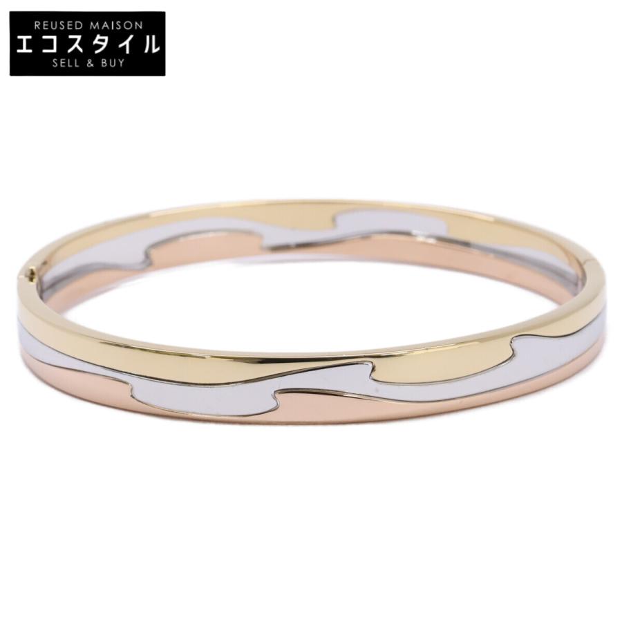 仕上げ済み GEORG JENSEN ジョージジェンセン K18WG/PG/YG 3ロウ