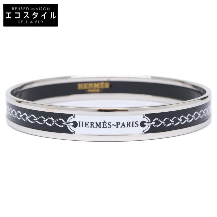 美品 HERMES エルメス エマイユPM バングル レディース : ブランド