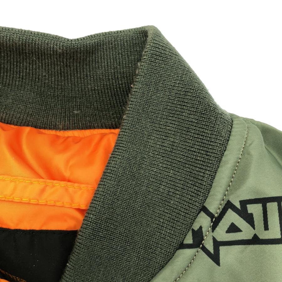 HYSTERIC GLAMOUR ヒステリックグラマー 総柄 カーキ 02173AB04 MA-1