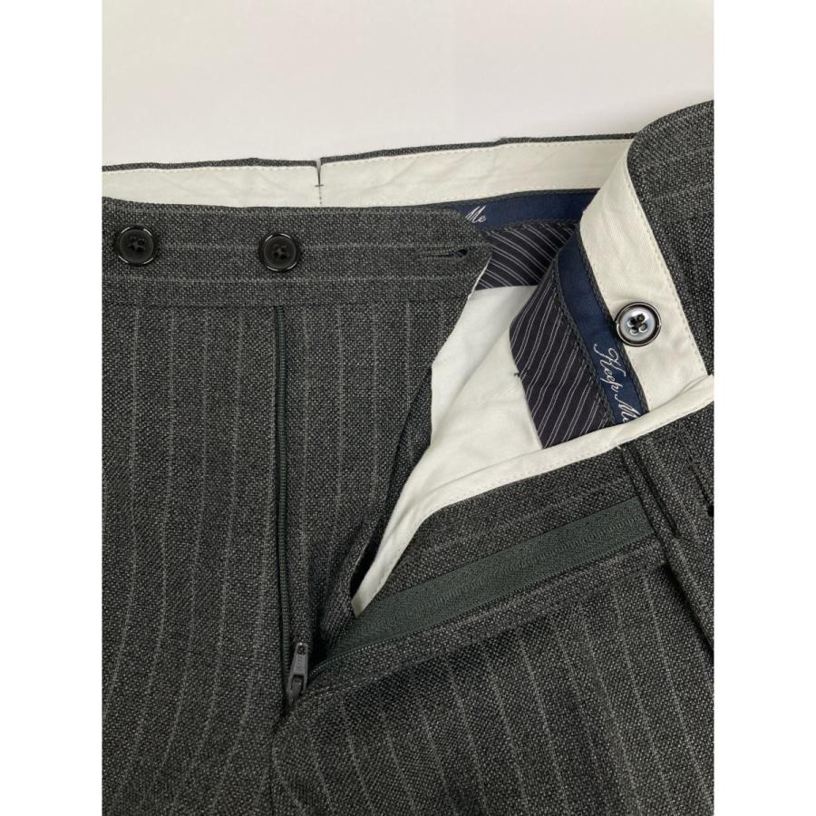 LARDINI ラルディーニ スーツ セットアップ ストライプ グレー XL