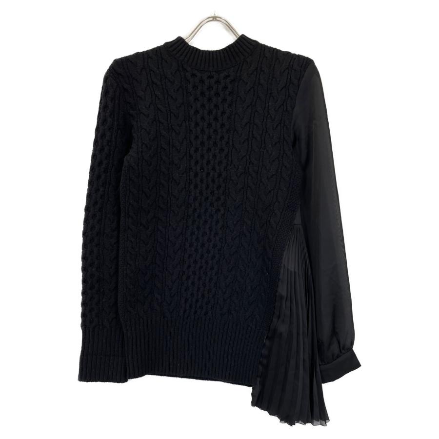 sacai（サカイ） /20年製 20-05347 シフォンプリーツ切替 ケーブル
