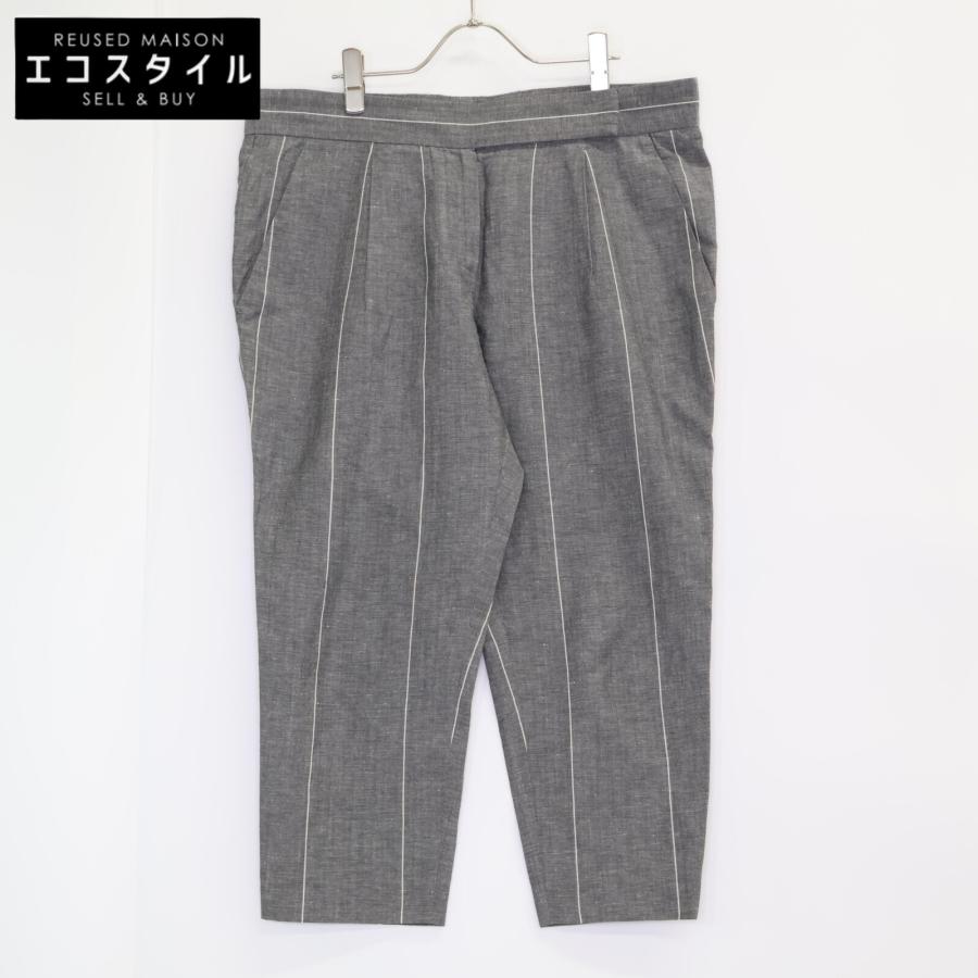 BRUNELLO CUCINELLI ブルネロクチネリ ストライプ クロップド BRUNELLO CUCINELLI ブルネロクチネリ ストライプ クロップド