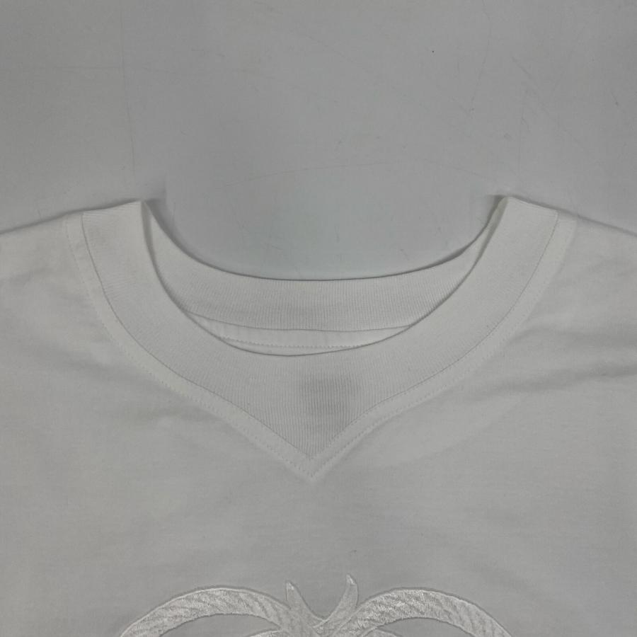 HERMES エルメス 白 刺繍 カットソー tシャツ ホワイト 36 トップス 