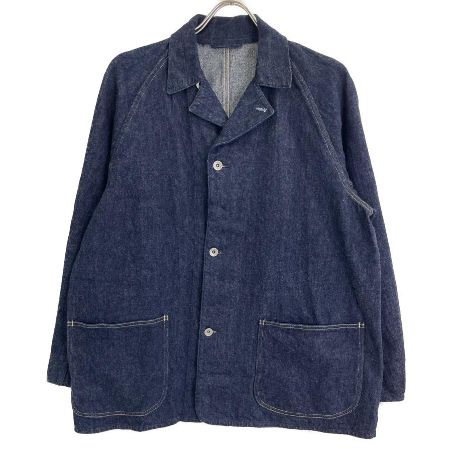 COMOLI インディゴ カバーオール　サイズ3 COMOLI コモリ A03-01002 インディゴ デニムワークジャケット 1