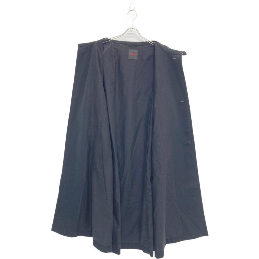 CABaN キャバン 黒 ウールギャバジン スタンドカラーコート ブラック M