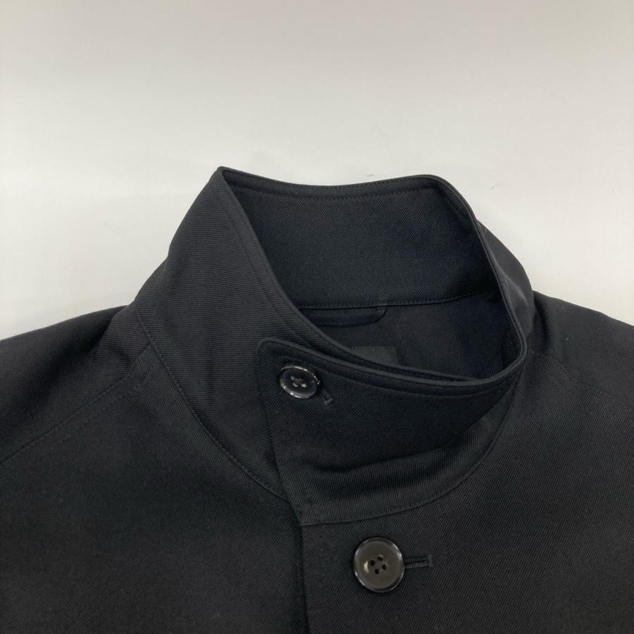 CABaN キャバン 黒 ウールギャバジン スタンドカラーコート ブラック M