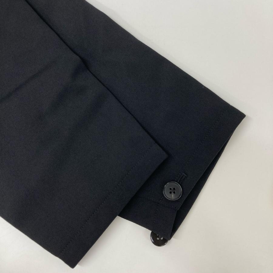 CABaN キャバン 黒 ウールギャバジン スタンドカラーコート ブラック M