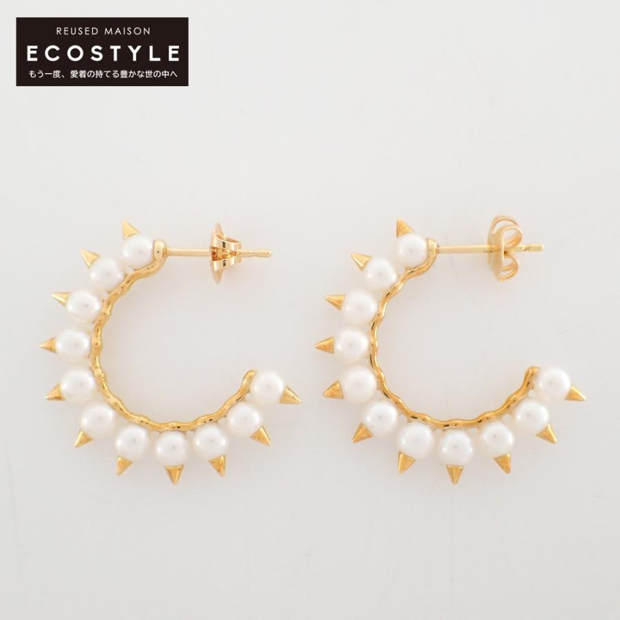 美品/ TASAKI タサキ 750 ホワイト淡水パール デインジャー トライブ  