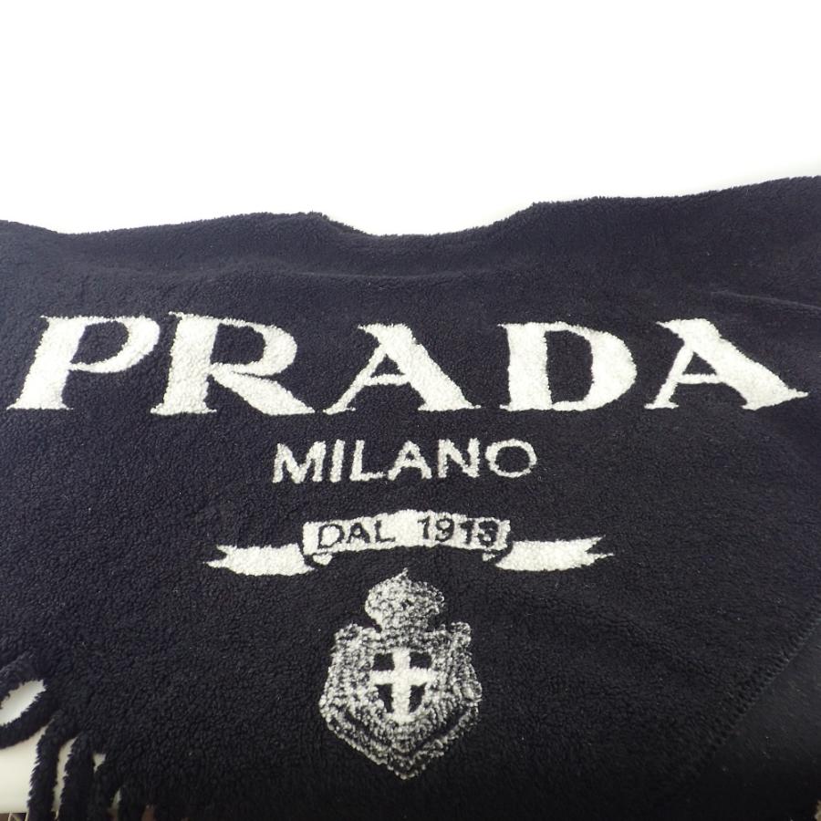 PRADA（プラダ） 美品/国内正規/21年製 2FS040 ロゴ入り ボア フリンジ
