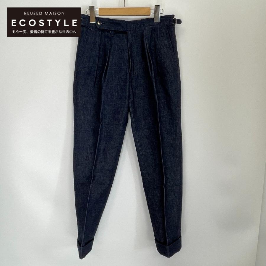 BEAMS F ビームスエフ igarashi trousers ビームスF インディゴ サイド 