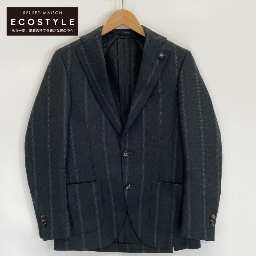 LARDINI ラルディーニ JQ0526AQ ダークグリーン ストライプ 3B 