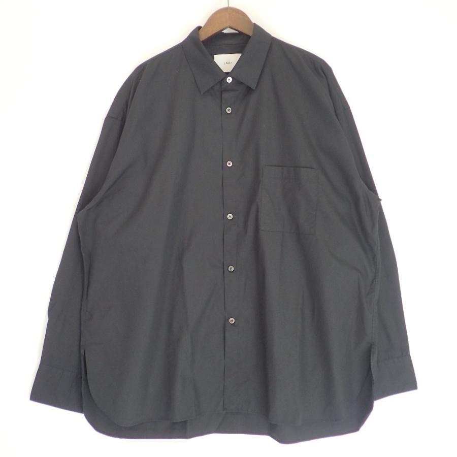 stein シュタイン ブラック ST.544-1 OVERSIZED DOWN PAT SHIRT 