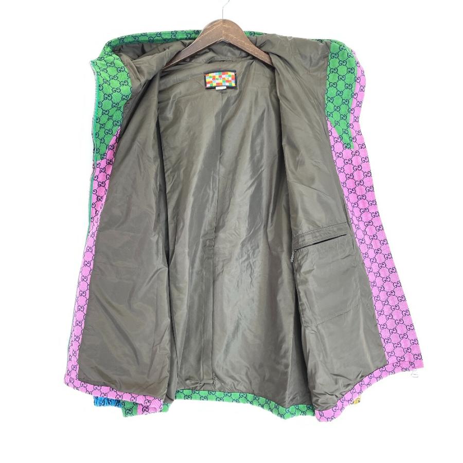 GUCCI GGマルチカラーキャンバスジップジャケット
