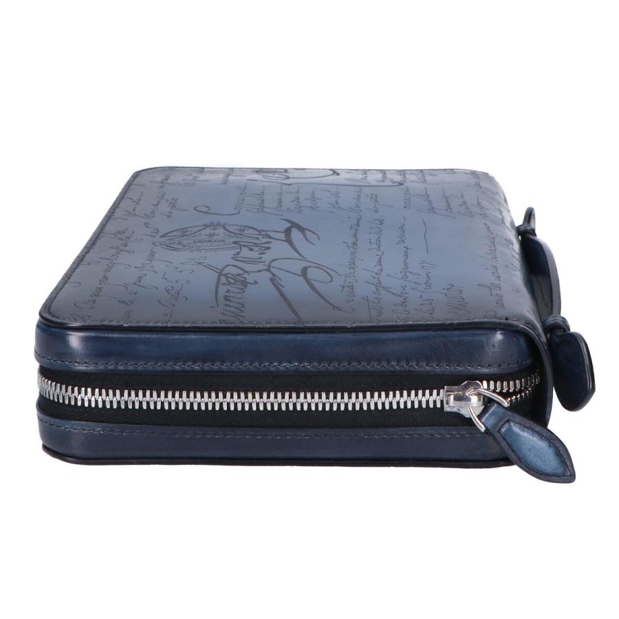 新品同様/ Berluti ベルルッティ イタウバ ワイド スクリットレザー