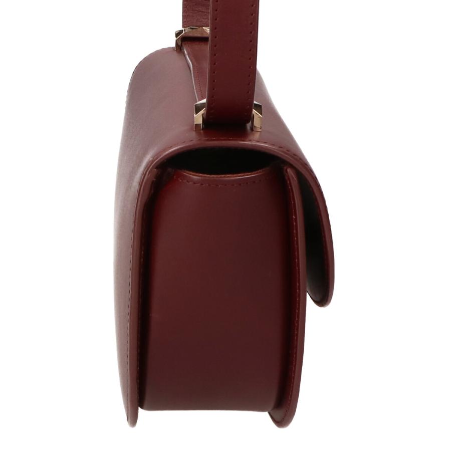 美品/ A.P.C. アーペーセー GENEVE スムースレザー ショルダーバッグ 