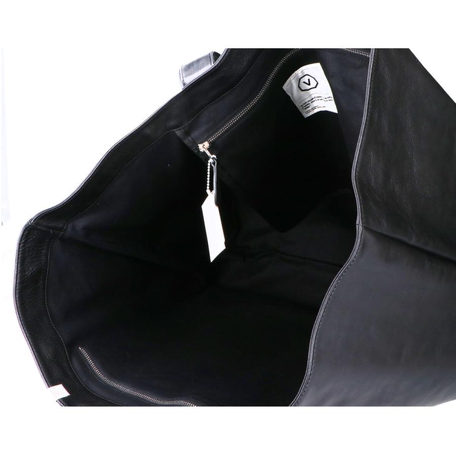美品 VISVIM ビズビム HOMER TOTE レザー トートバッグ ブラック