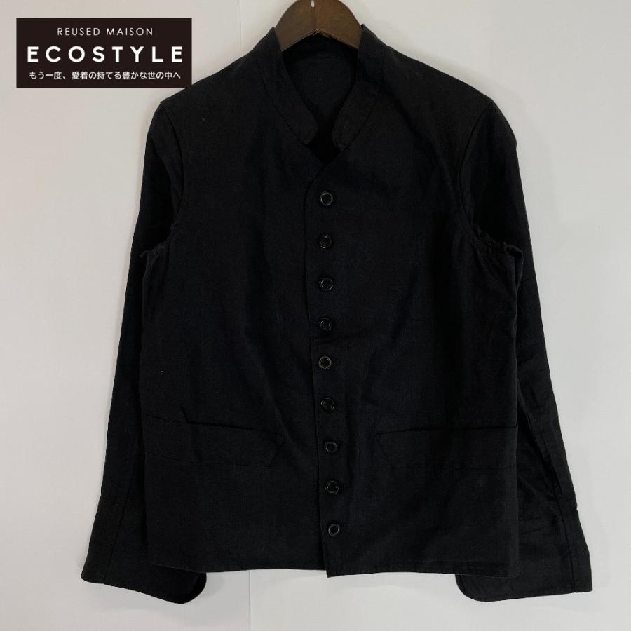 フランス製 アナトミカ ドルマンジャケット ブラックリネン SIZE:3 美品 ANATOMICA アナトミカ ブラック リネン ドルマンジャケット ジャケット
