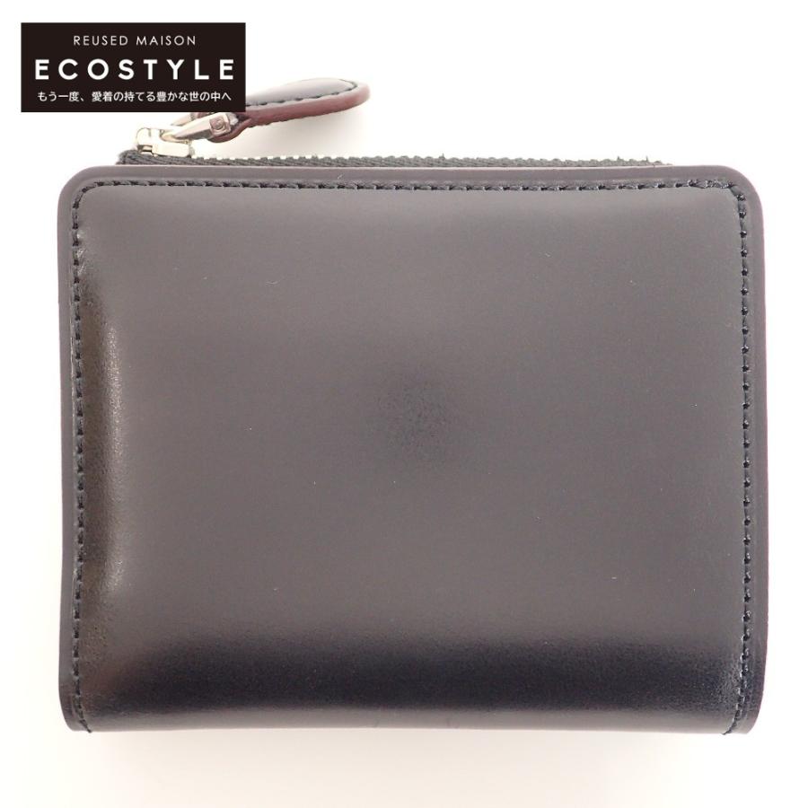 美品 GANZO ガンゾ 59071 AVON エイボン Lファスナー二つ折り財布