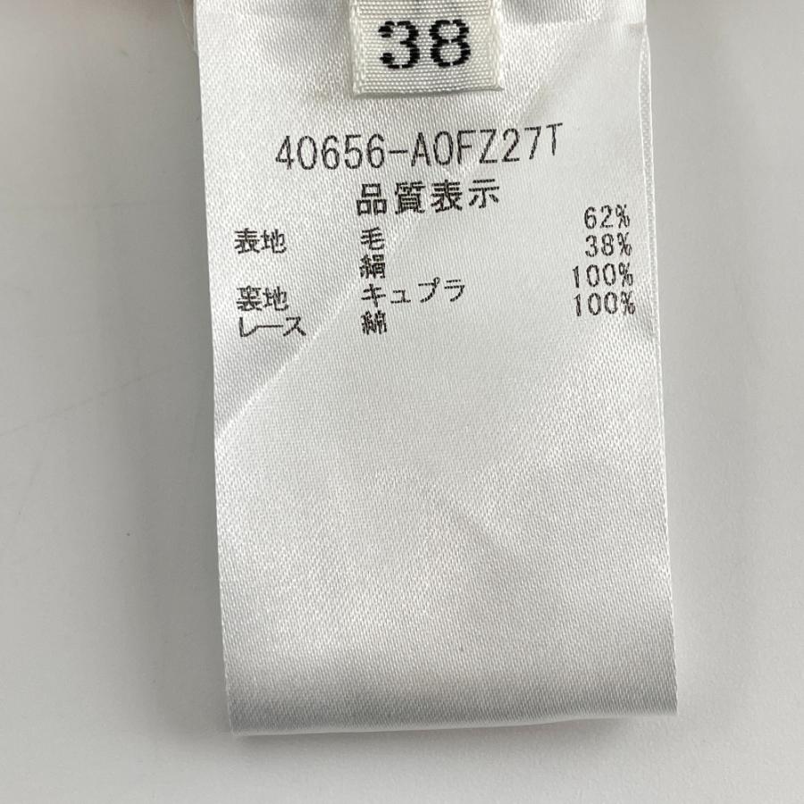 12万✨フォクシー Pleat Sleeve Dressワンピース ベージュ38 wine-king_7765400000005294