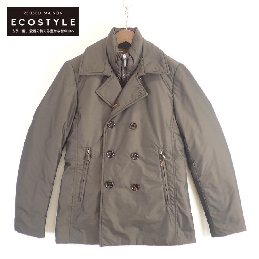 MOORER ムーレー ブラウン EMIDIO-KM ピーコートジャケット 42