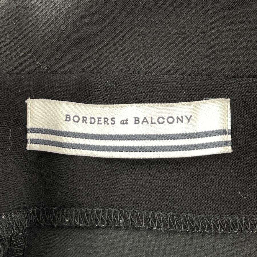 BORDERS at BALCONY 20年製 BD2021-3R-66 ブラック フリルスリーブ
