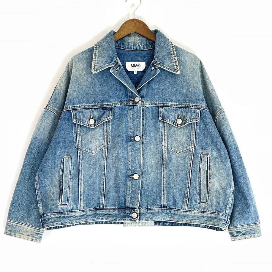 MM6 エムエムシックス S32AM0275 Dirty Washed USED加工 デニム