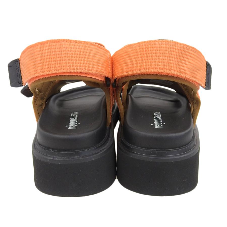 美品 nagonstans ナゴンスタンス チャンキー ヒール ラバー サンダル 