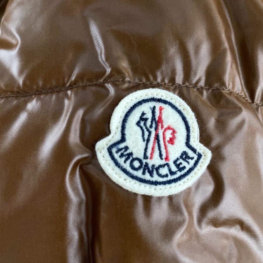 MONCLER モンクレール 45344 ブラウン ALBERTA ファーダウンジャケット 