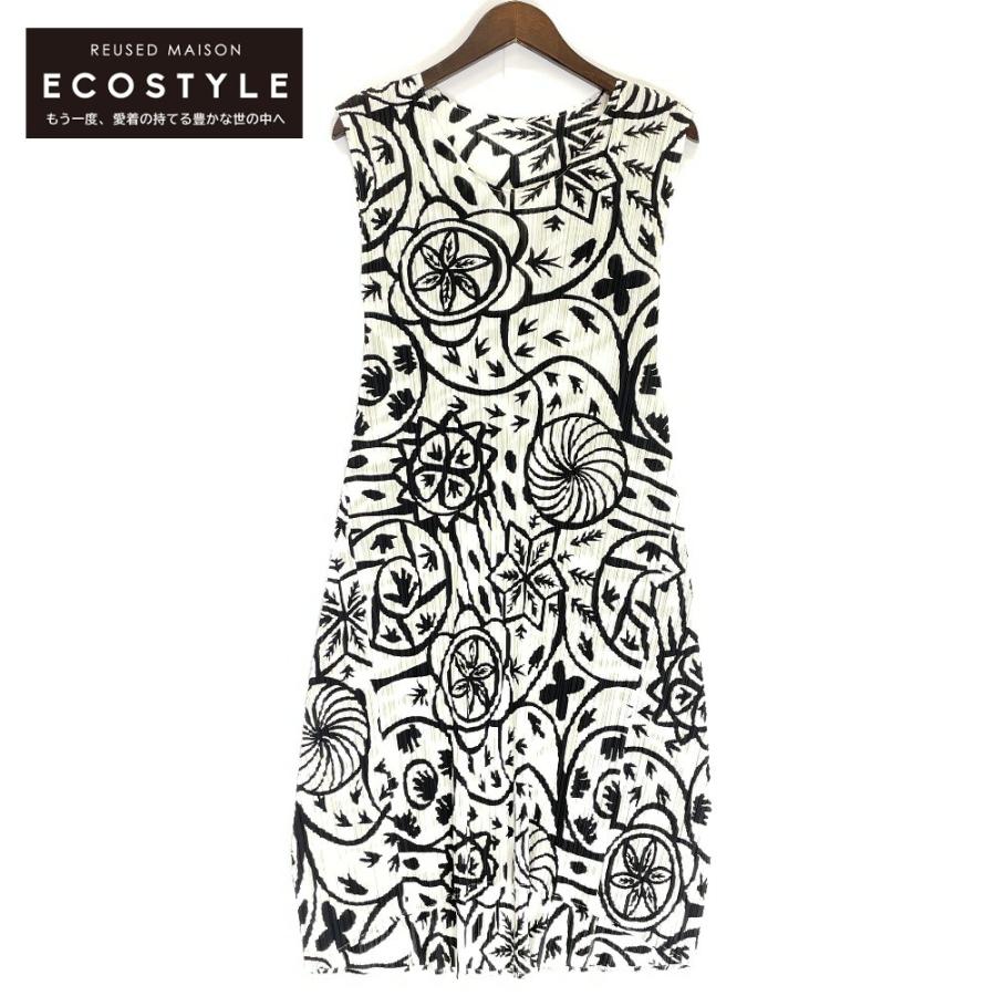 ノースリーブ花柄プリーツワンピース ストライプフラワーワンピース | ロングワンピース | NOELA OFFICIAL