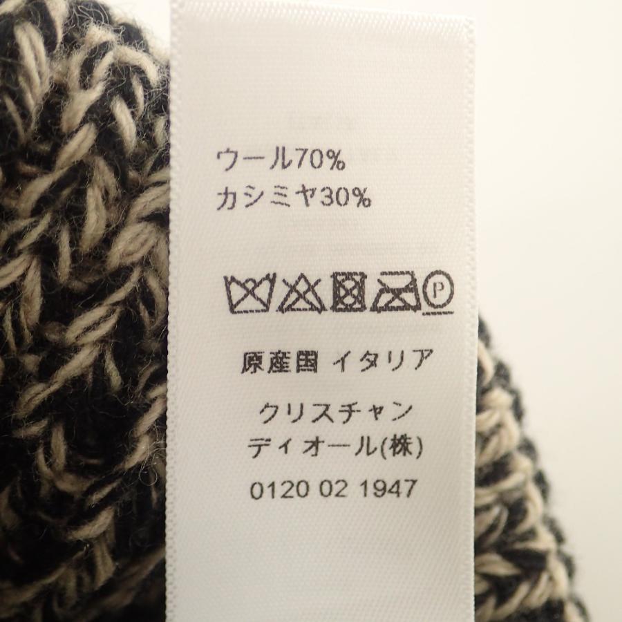 美品 Dior ディオール 22年製 25DWI714S007 カシミヤ混ウール ロゴ