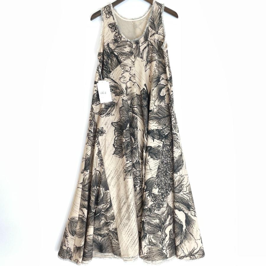 AMERI アメリ ×KEITAMARUYAMA 02310590320 FLARE DRESS ベージュ系 M