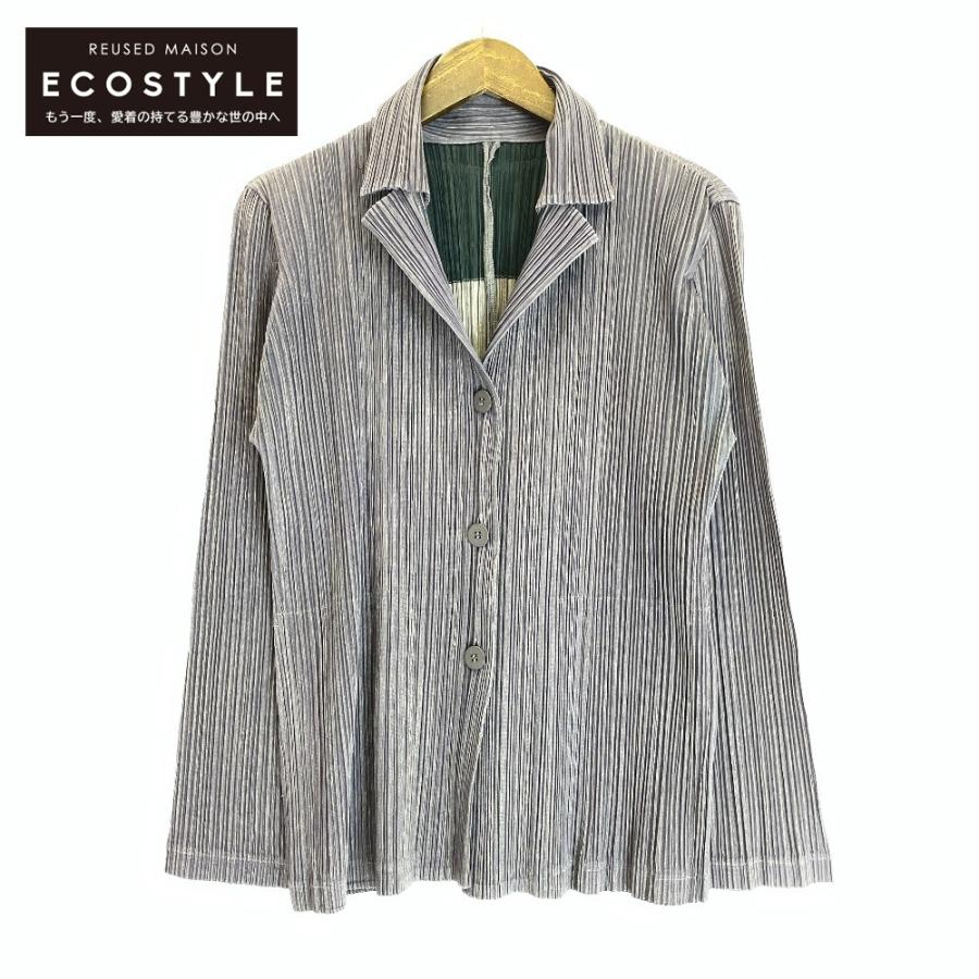 PLEATS PLEASE プリーツプリーズ PP63-JD461 グレー 加工 PLEATS PLEASE プリーツプリーズ PP63-JD461 グレー 加工