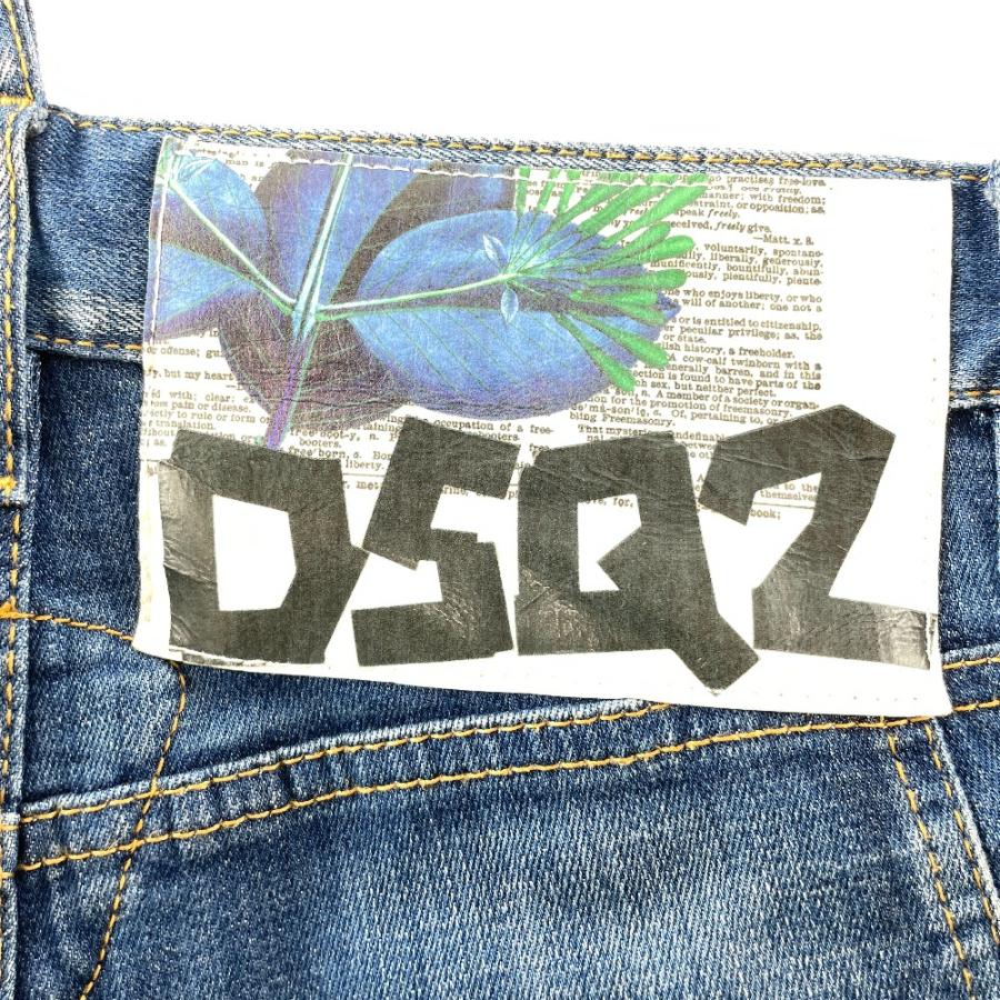 DSQUARED2 ディースクエアード S71LB0623 インディゴ クラッシュデニム 