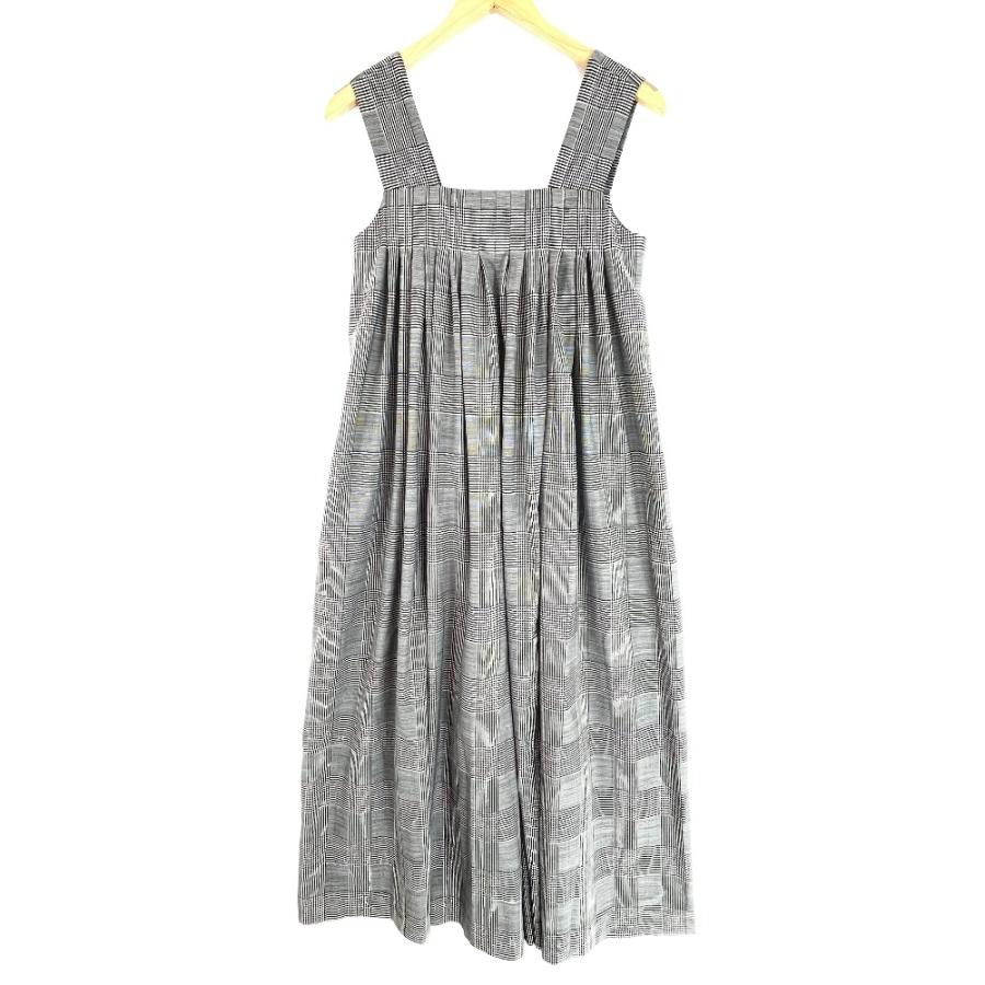 ATON エイトン OPAGNW0809 TECHNO WOOL オーバーオール チェック