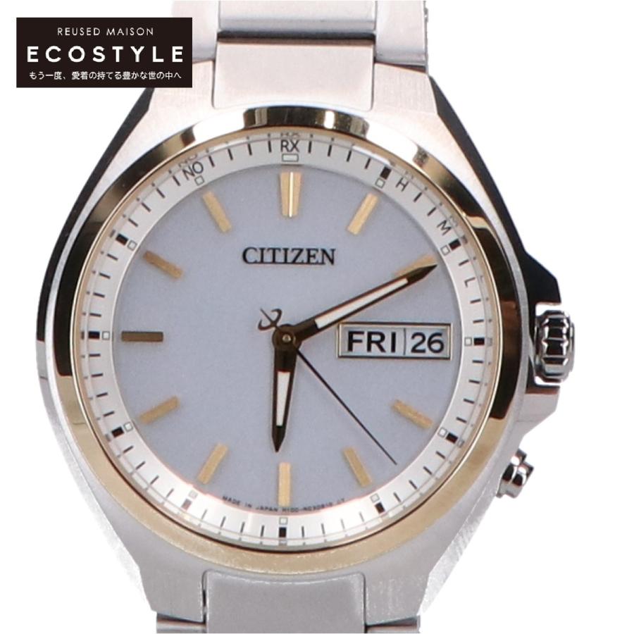 【美品】シチズンアテッサ AT6074-56A CITIZEN（シチズン） 美品 AT6074-56A ATTESA アテッサ スーパー