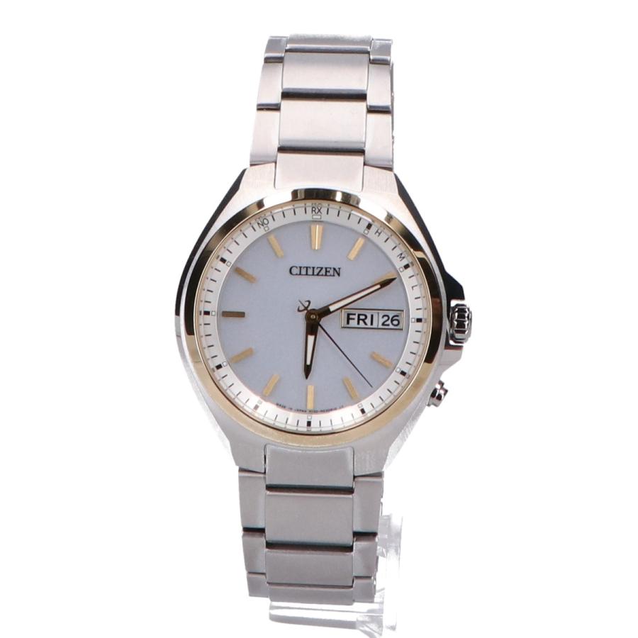 シチズン　アテッサ　エコドライブ　ジェットセッター 電波時計 スーパーチタン製 CITIZEN（シチズン） 美品 AT6074-56A ATTESA アテッサ スーパー