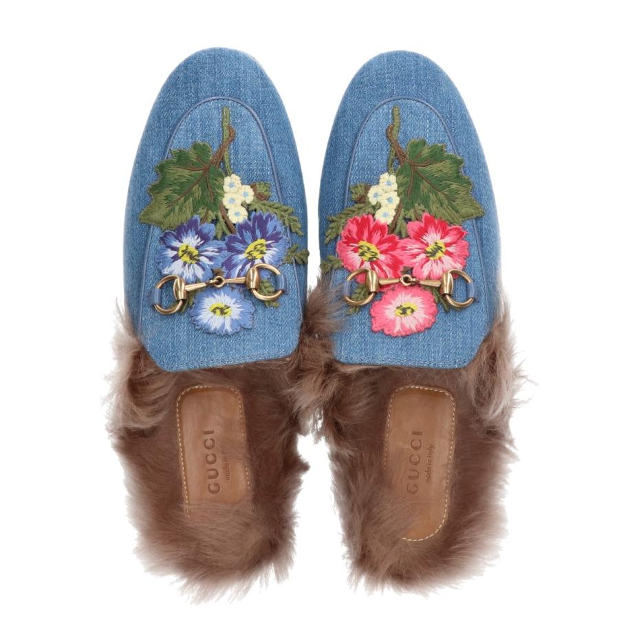 GUCCIグッチ プリンスタウン フラワーエンブロイダリー デニム GUCCIグッチ プリンスタウン フラワーエンブロイダリー デニム