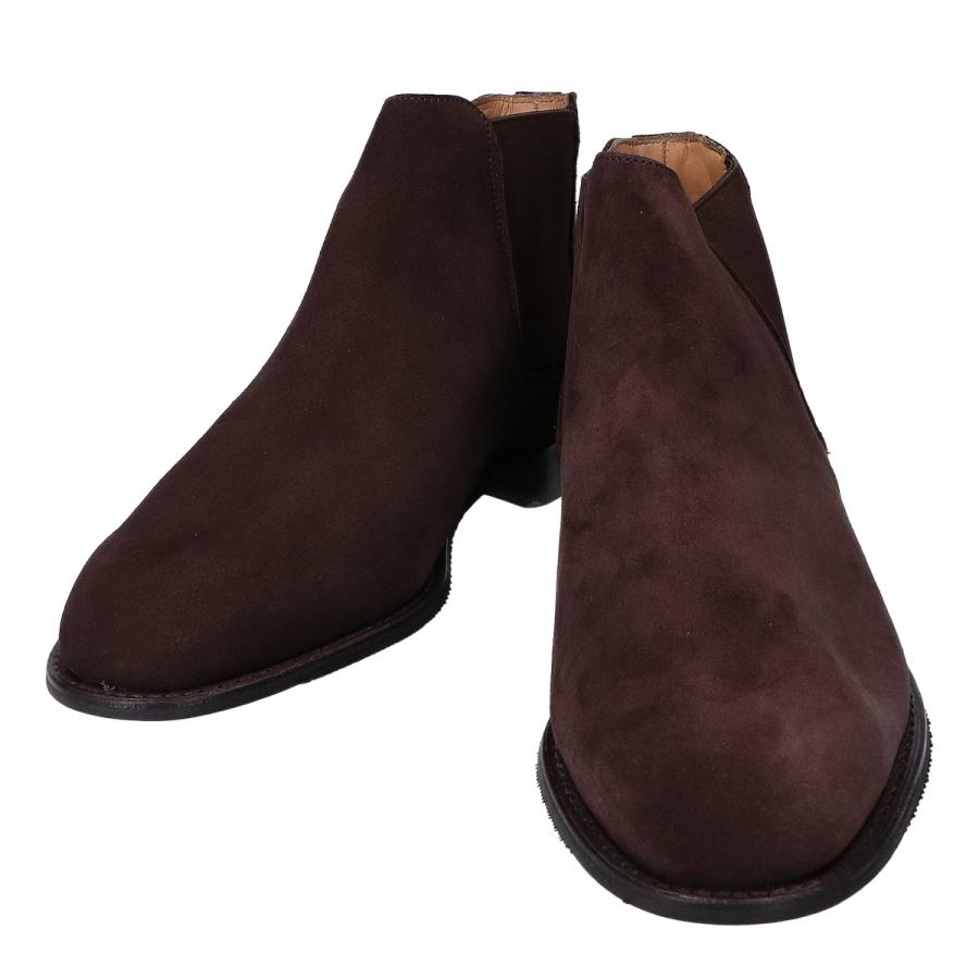 新品/ CHEANEY チーニー FAWKES D BROWN SUEDE スエード サイドゴア