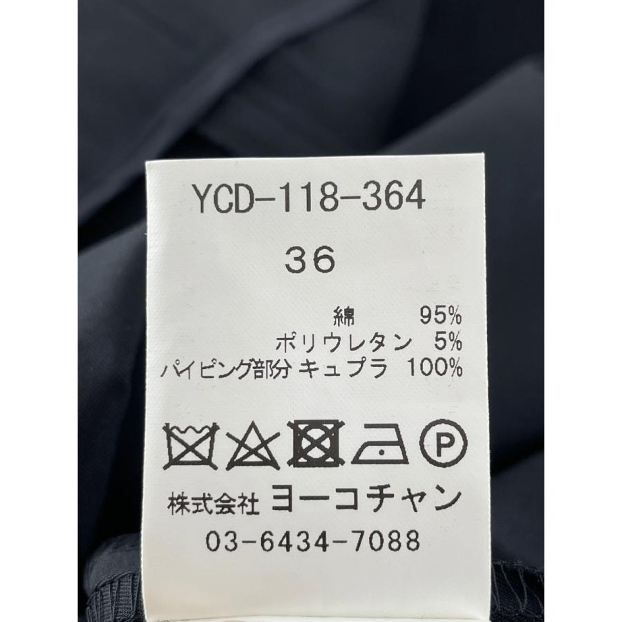 YOKO CHAN ヨーコチャン YCD-118-364 ブラック フェイクパール Vネック