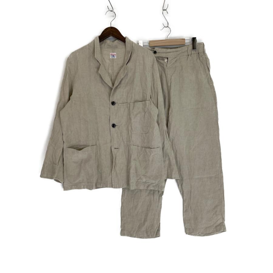 【美品】R&D.M.Co- オールドマンズテーラー　ジャケット　セットアップ R＆D.M.Co オールドマンズテーラー セイル リネン 三つ釦