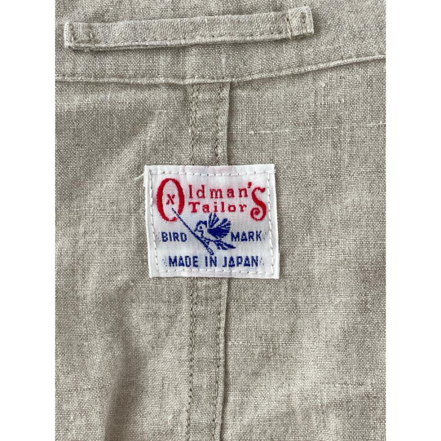 R＆D.M.Co オールドマンズテーラー セイル リネン 三つ釦ジャケット