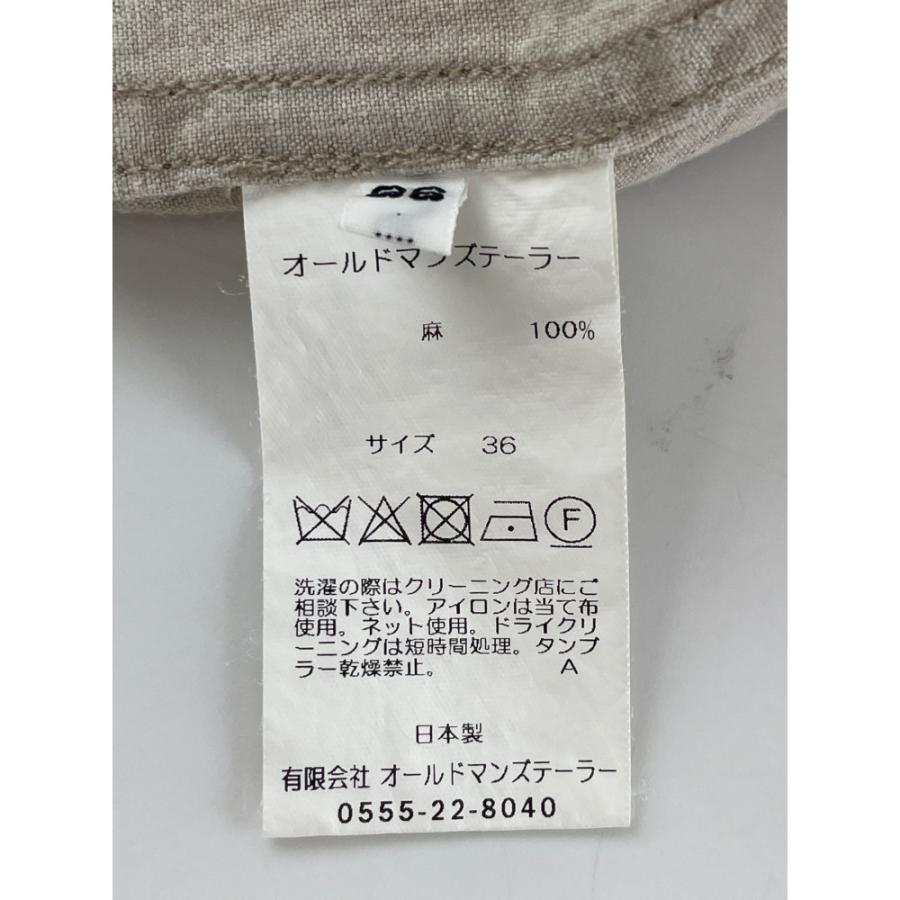 R＆D.M.Co オールドマンズテーラー セイル リネン 三つ釦ジャケット