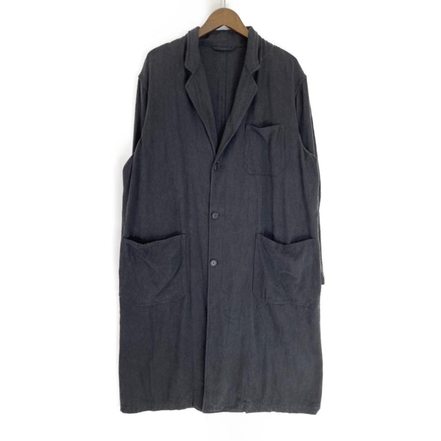 COMOLI コモリ 22SS V01-04006 ブラック シルクネップワークコート 2